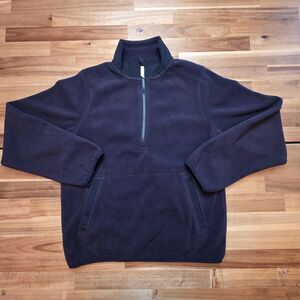 Athletic Works Youth XL (14–16) Navy Quarter Zip Fleece Pullover